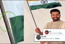 Photo of Rohit Sharma Received Criticism For An Independence Day Photo That Had An Altered Indian Flag.